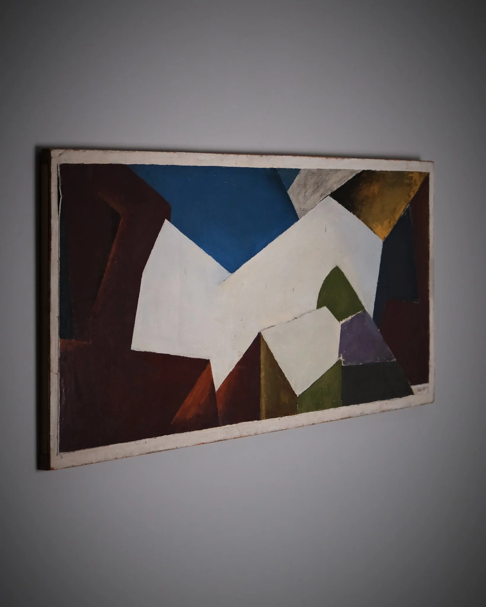 “Kubistiskt landskap” by Rolf Wertheimer