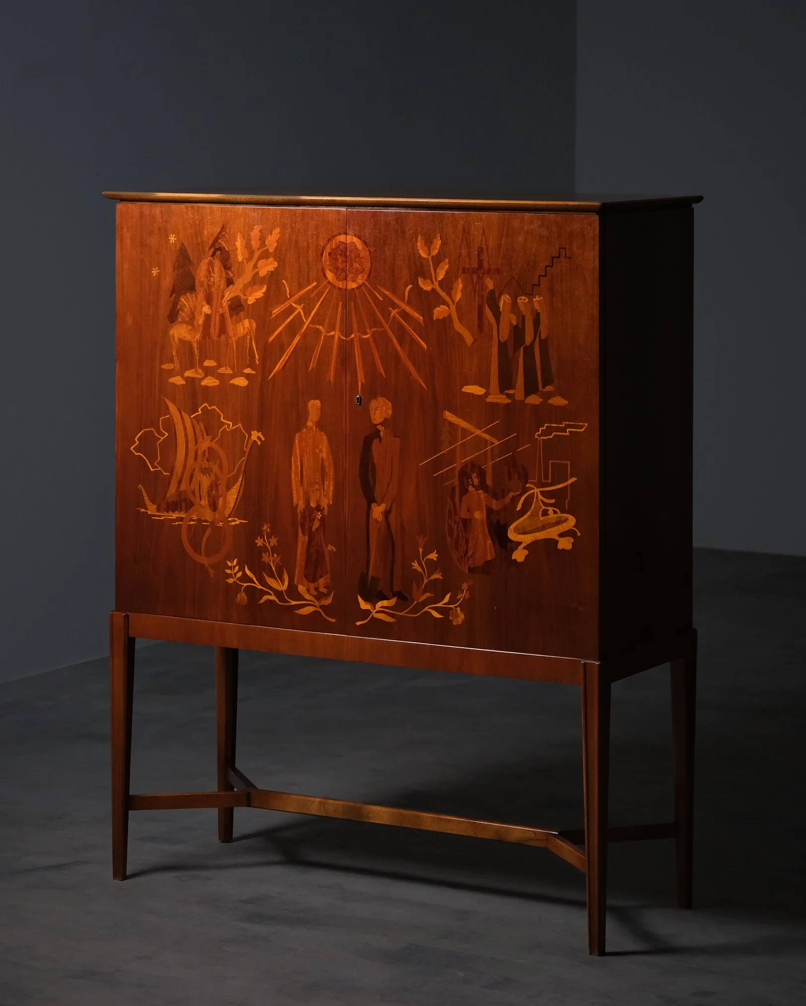 Cabinet by Mjölby Intarsia