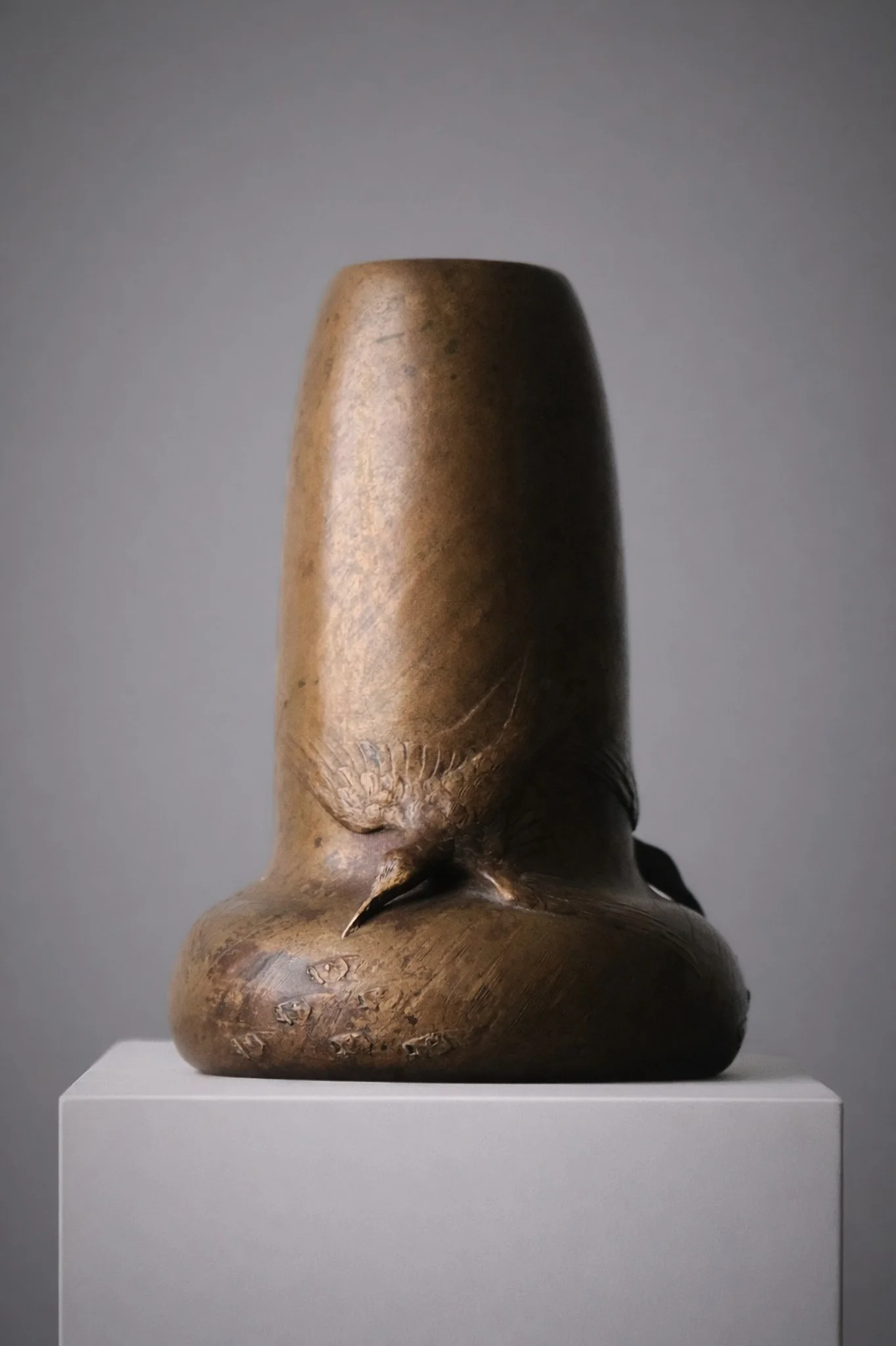 Bronze vase by Hugo Elmqvist