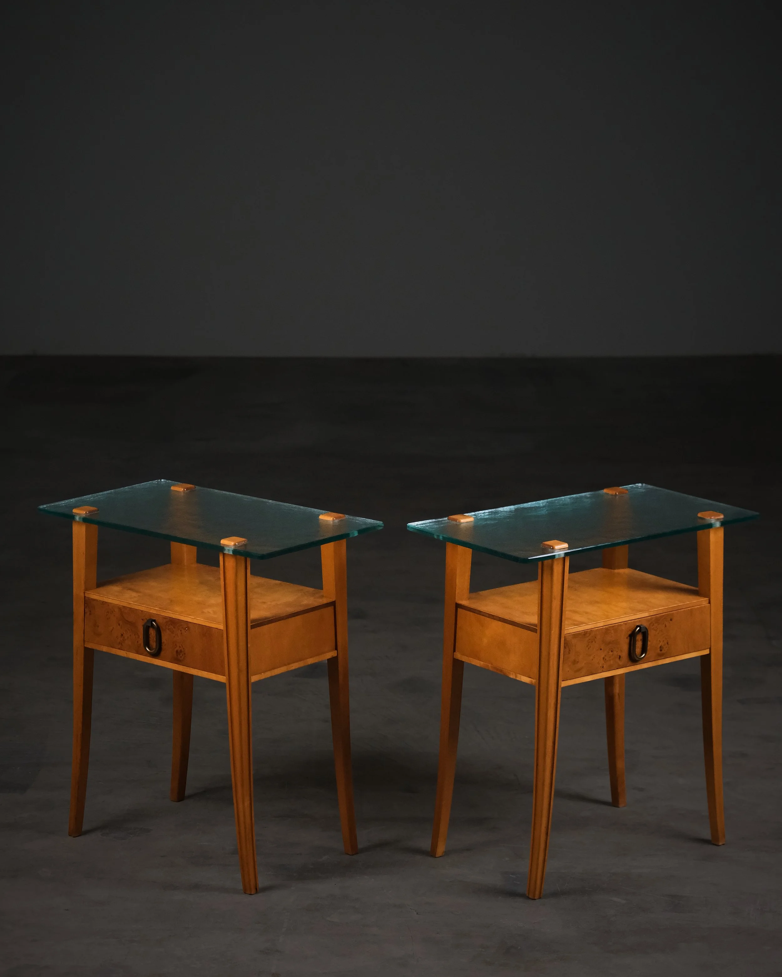 Bedside tables by Carl-Axel Acking