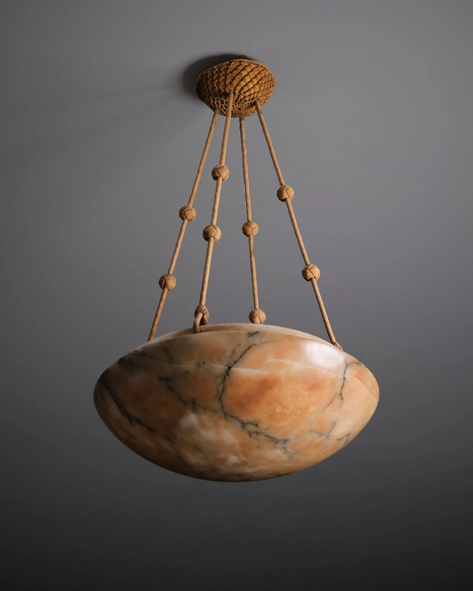 Alabaster ceiling light