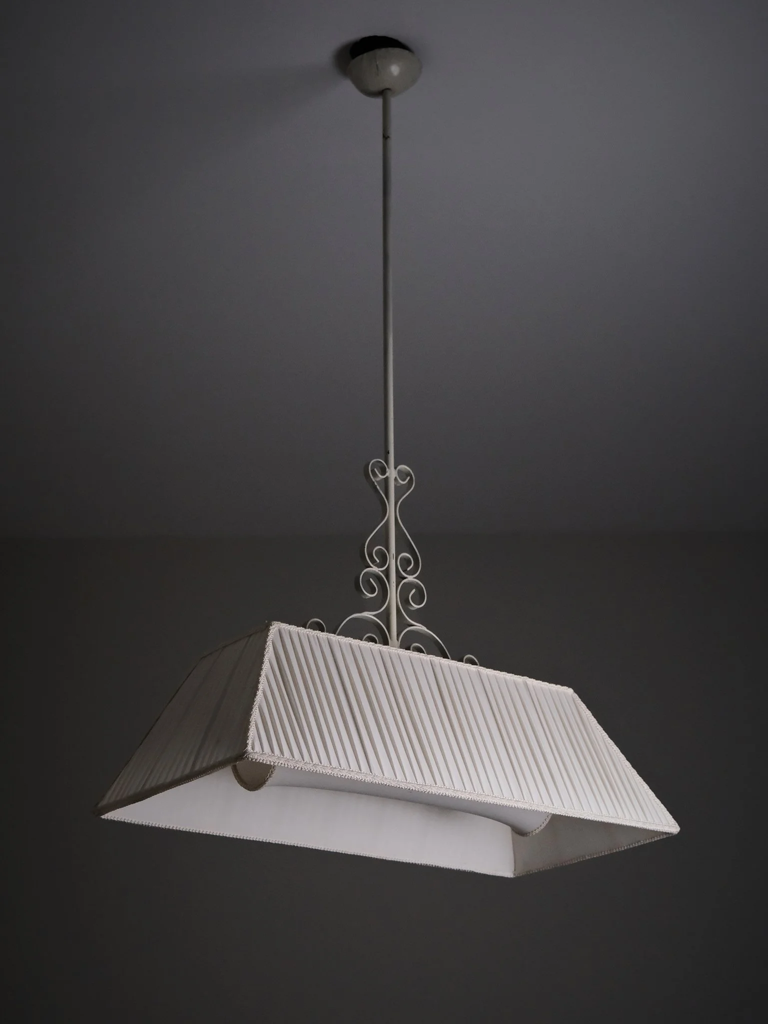 Elegant Swedish modern ceiling lamp, 1940s
