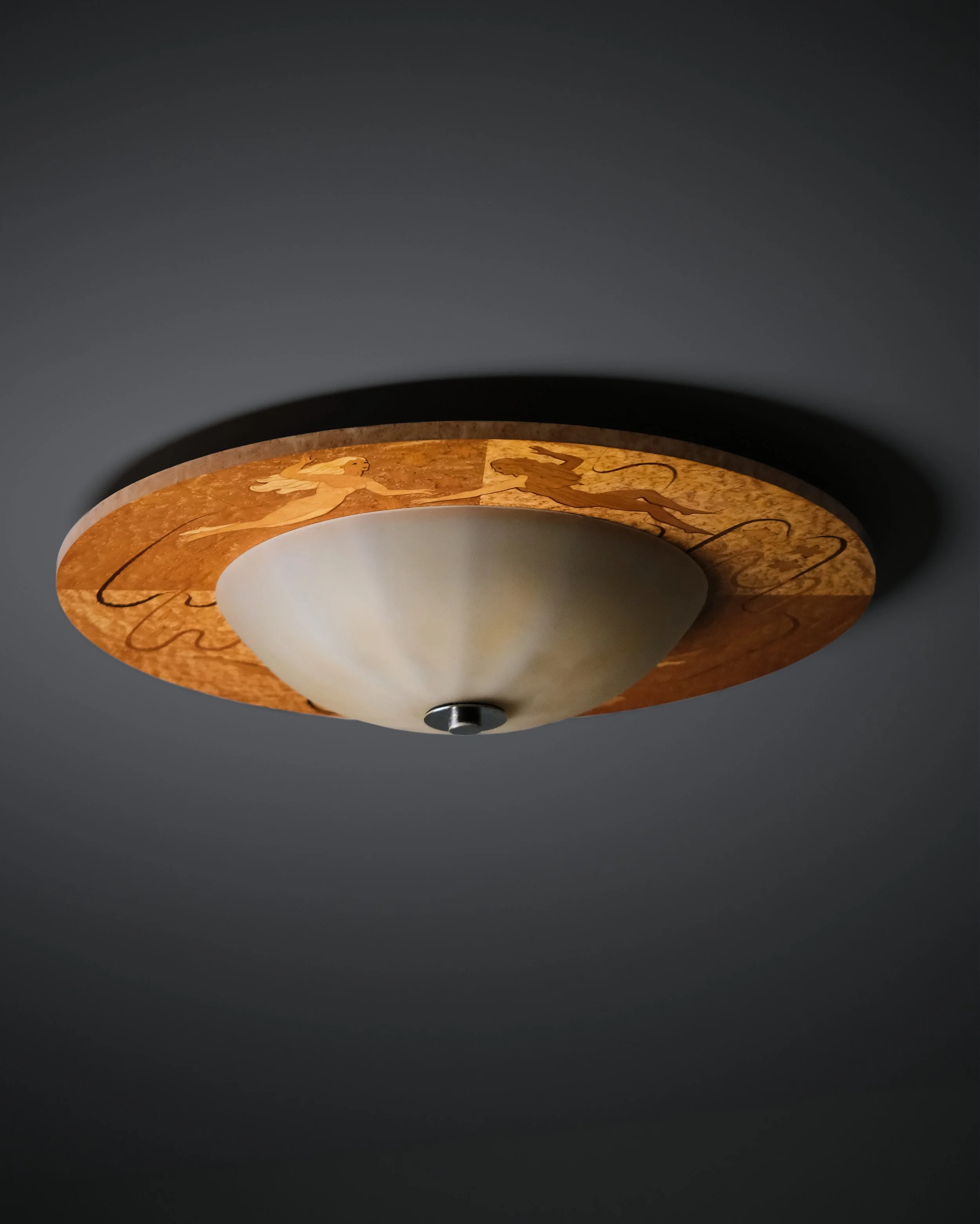 Ceiling light by Birger Ekman