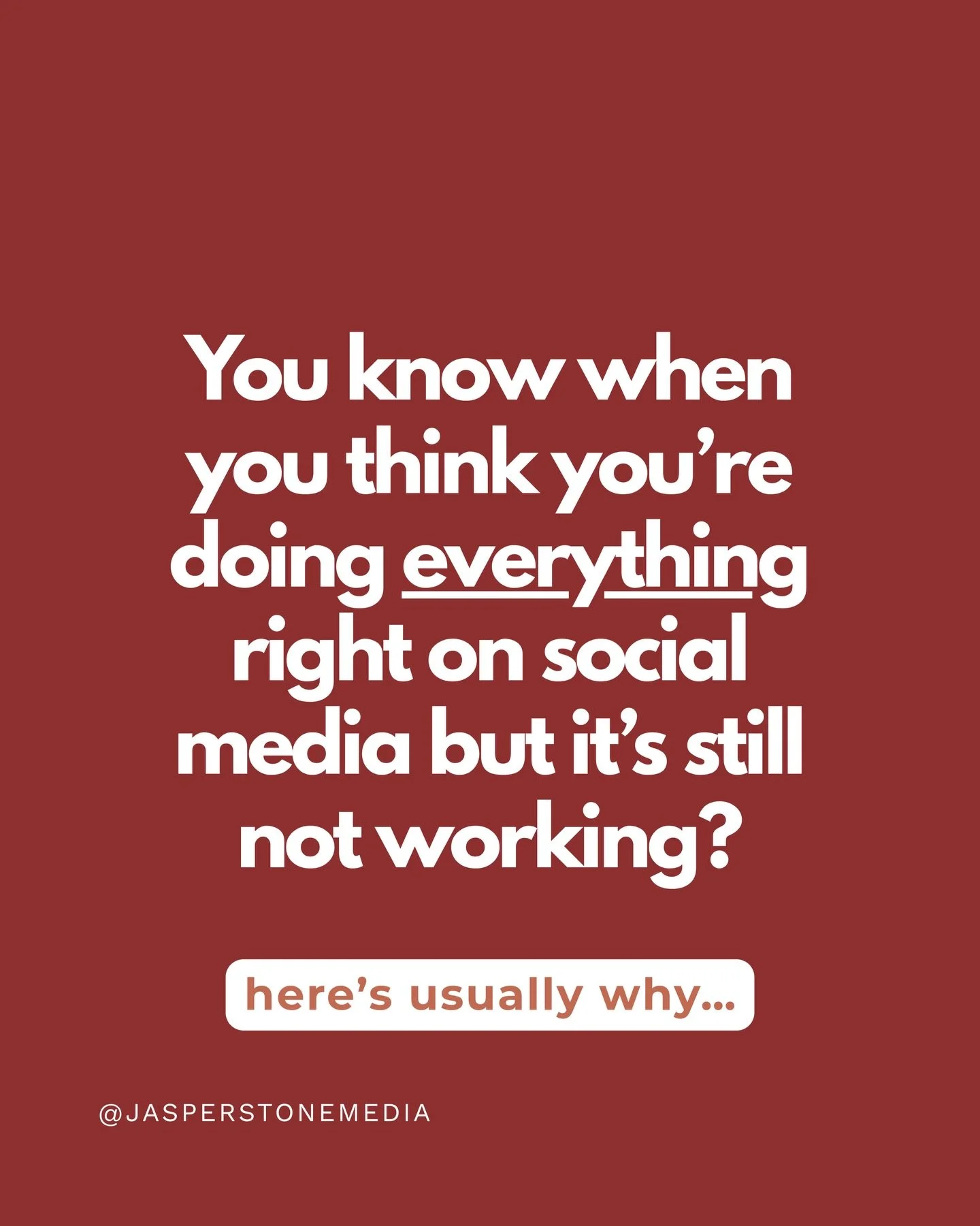 A lot of business owners think they have a social media problem when they actually have a strategy problem.

Posting regularly is important, but posting the right content is what generates enquiries.

If your content isn&rsquo;t attracting customers,