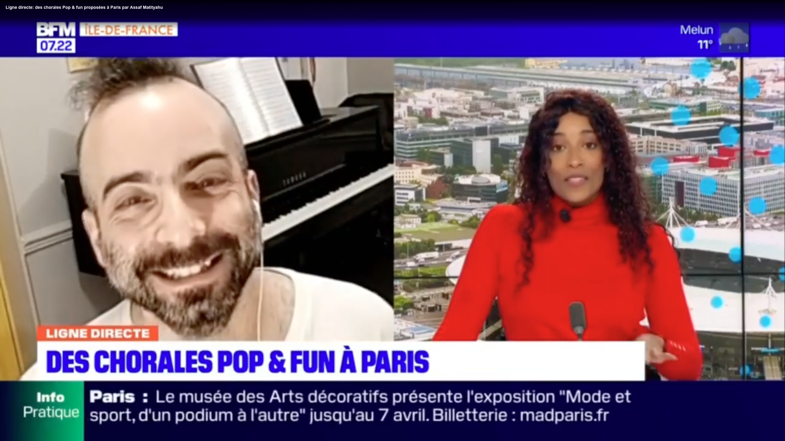 Passage sur BFM Paris