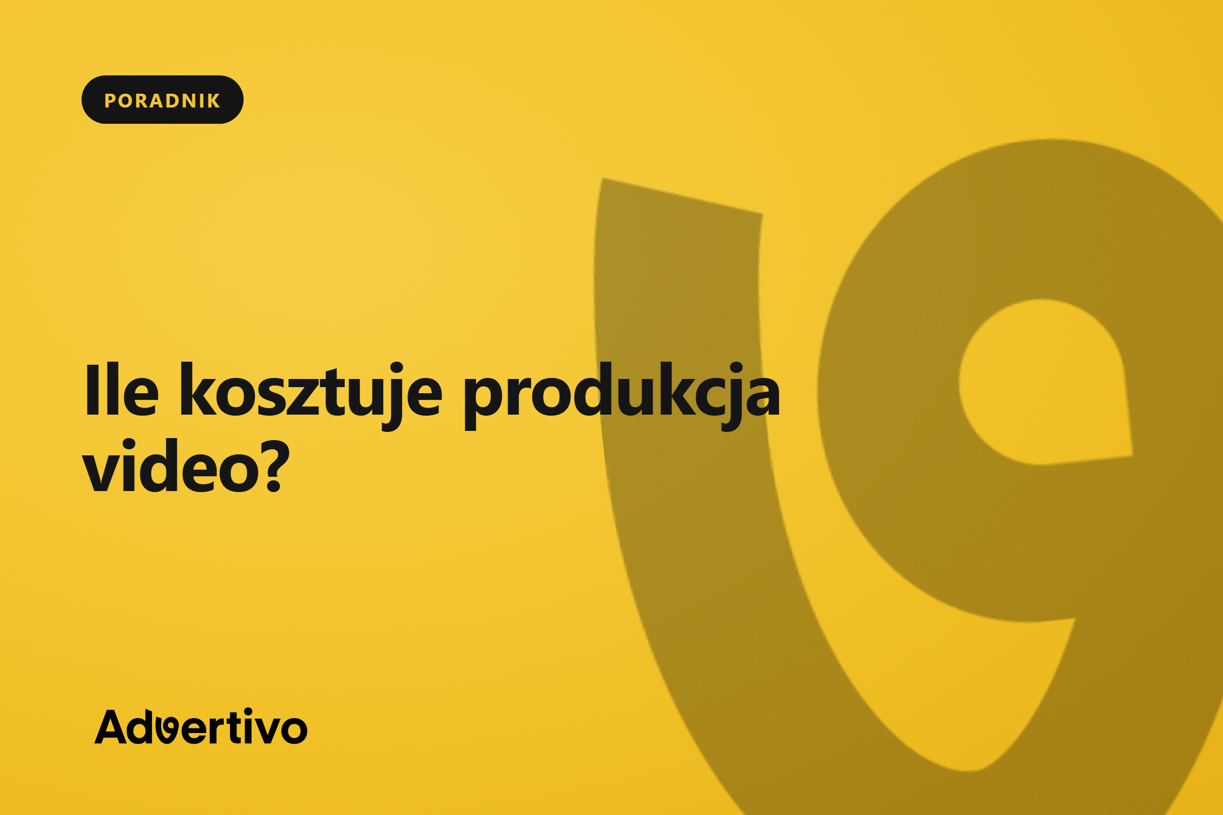 Ile kosztuje produkcja video dla firmy?