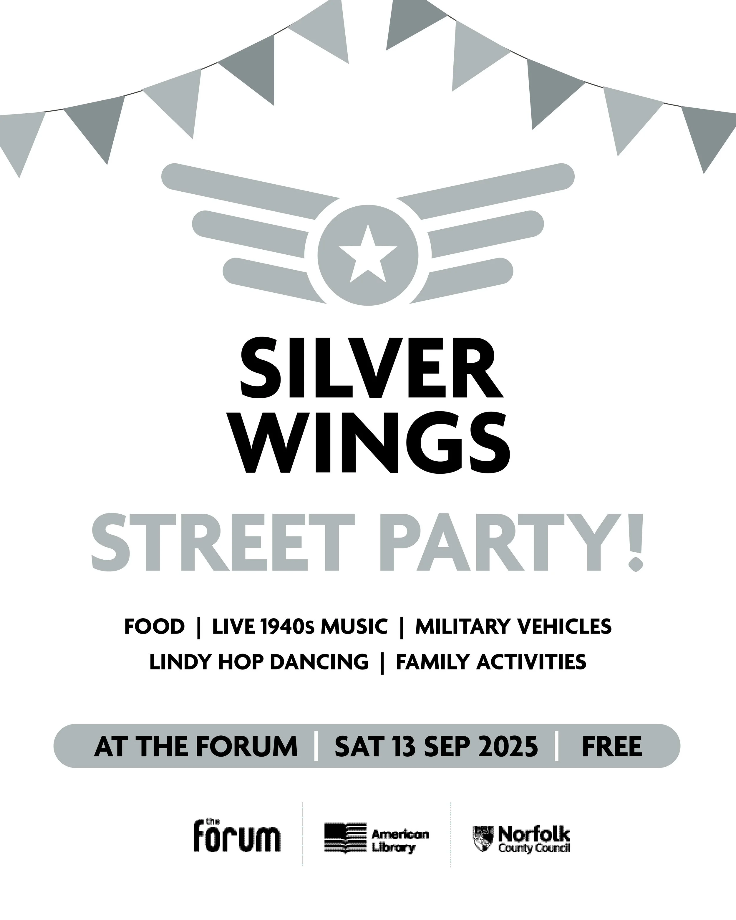 Silver Wings 1940s Street Party
