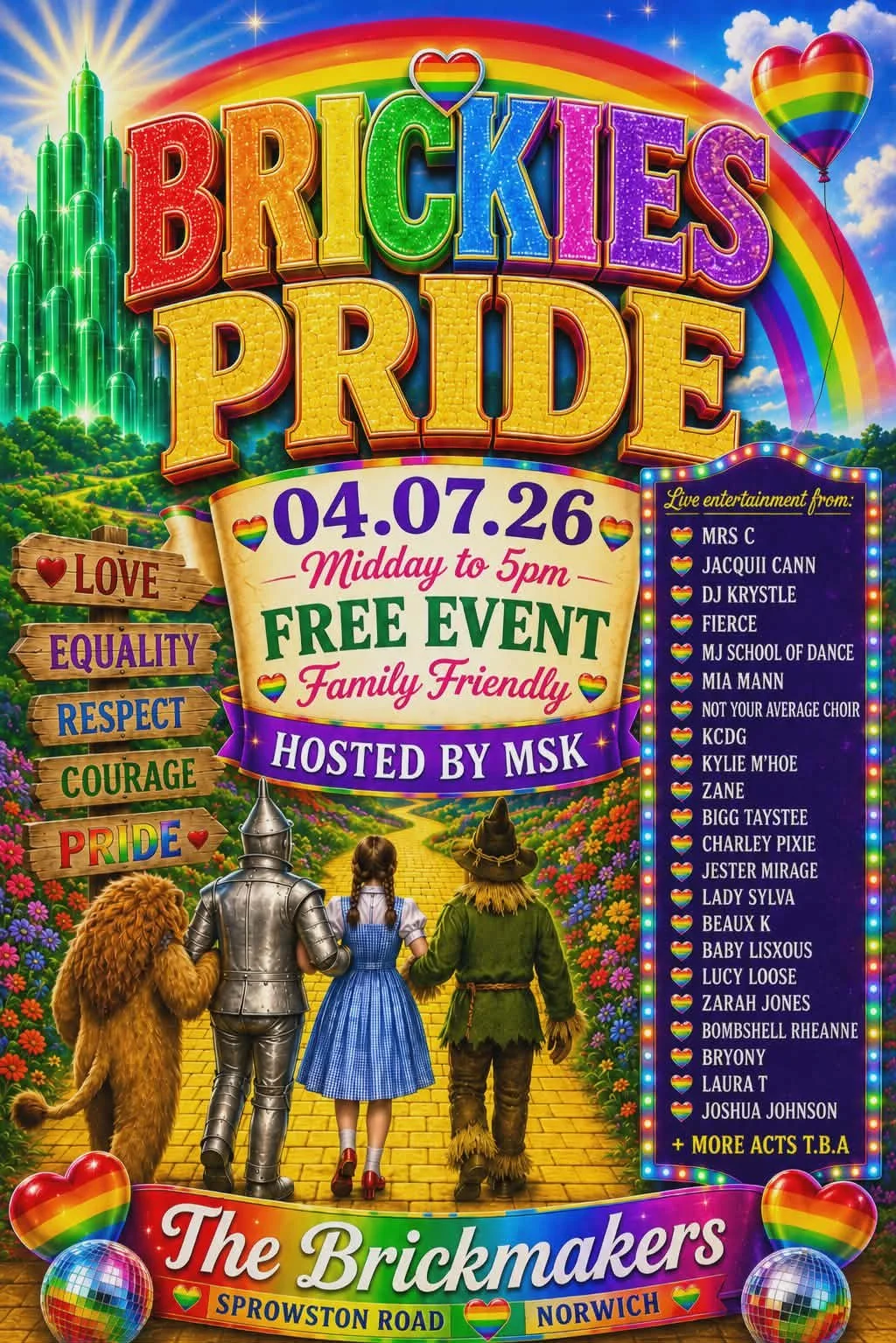 Brickies Pride 2026