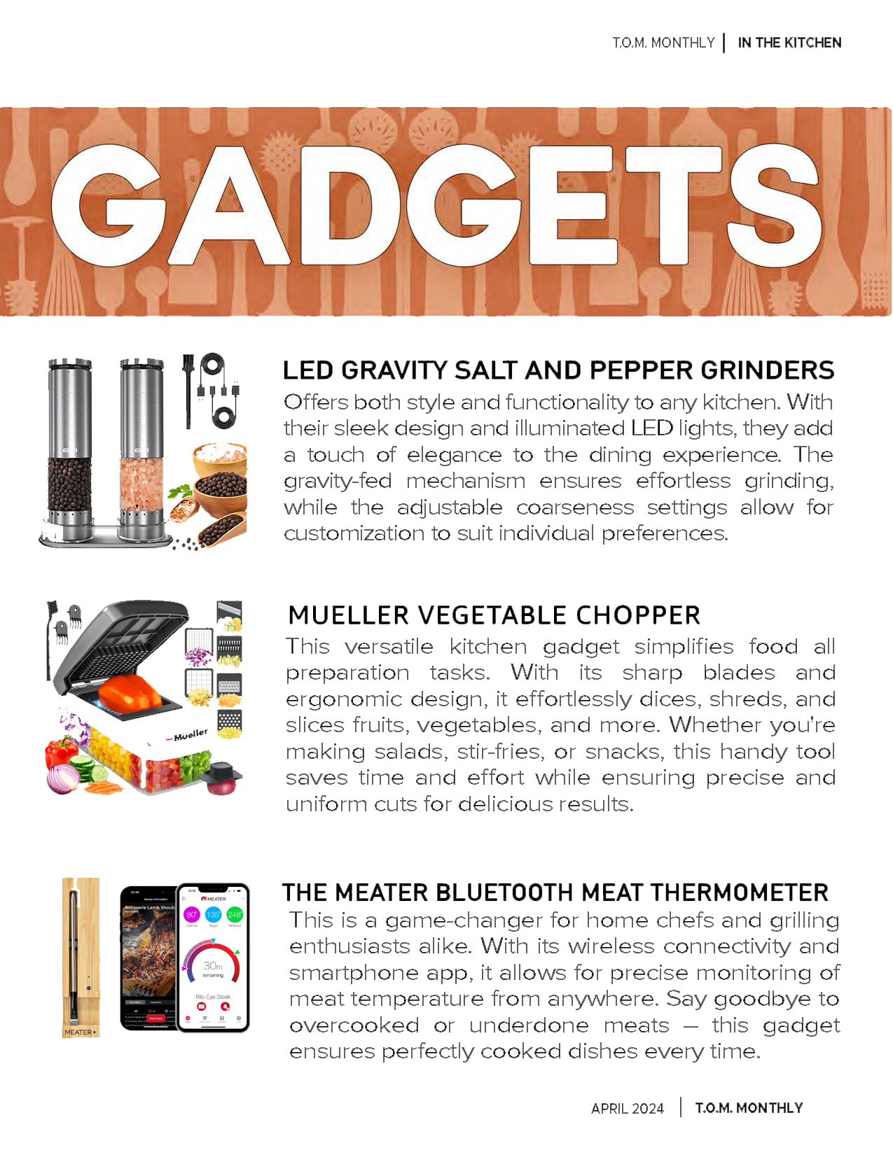 KITCHEN GADGETS