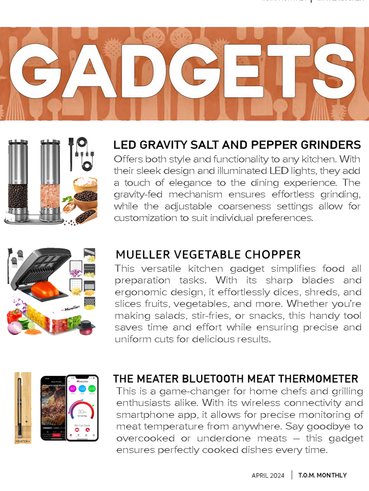 KITCHEN GADGETS