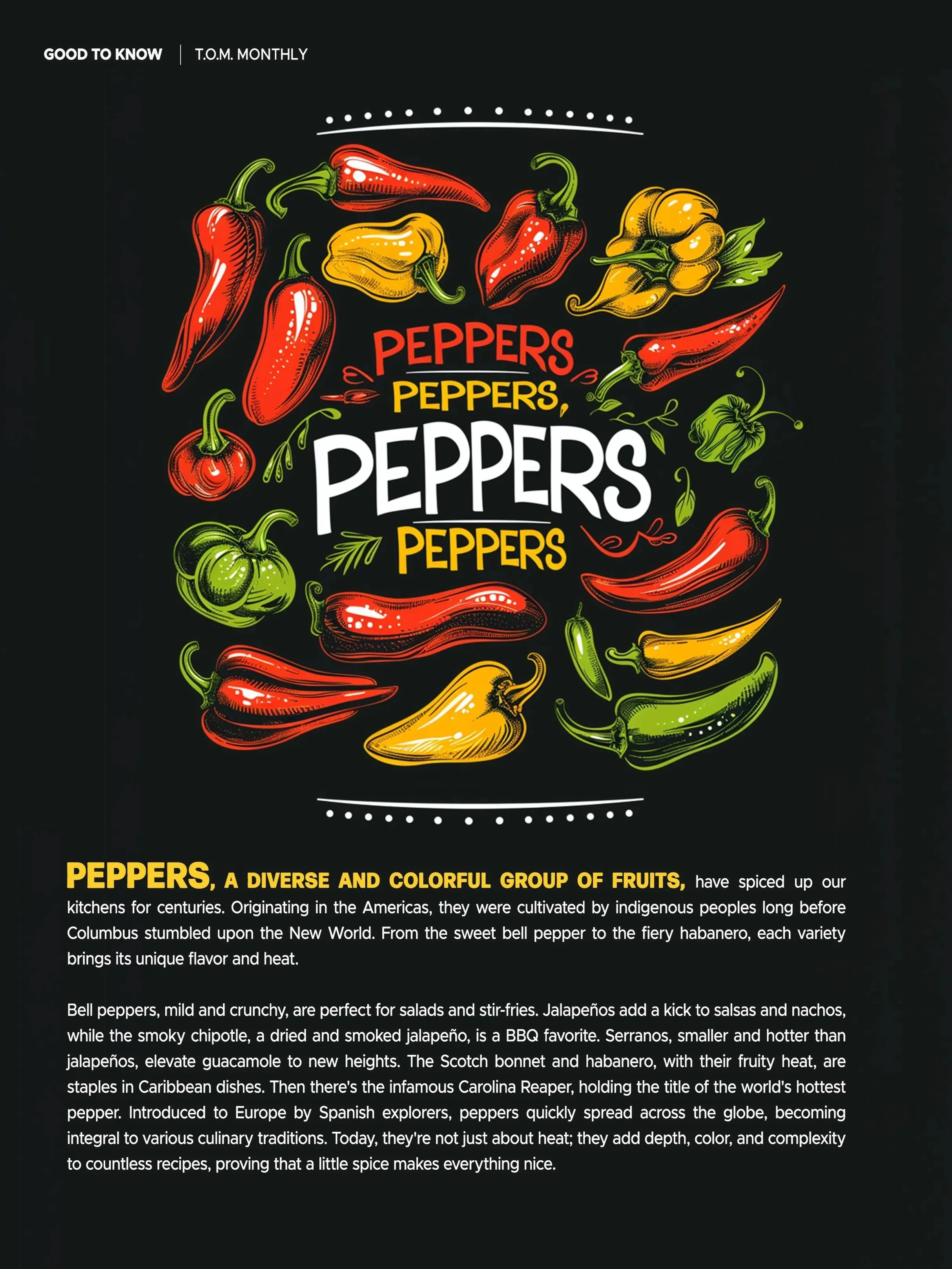 PEPPERS PEPPERS PEPPERS