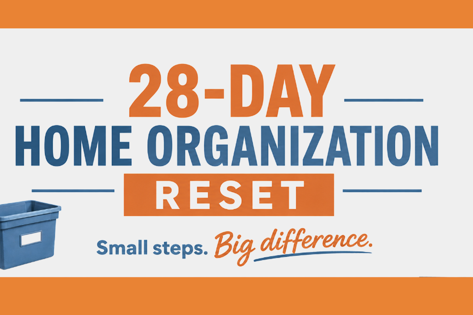 28-day Home Organization Challenge