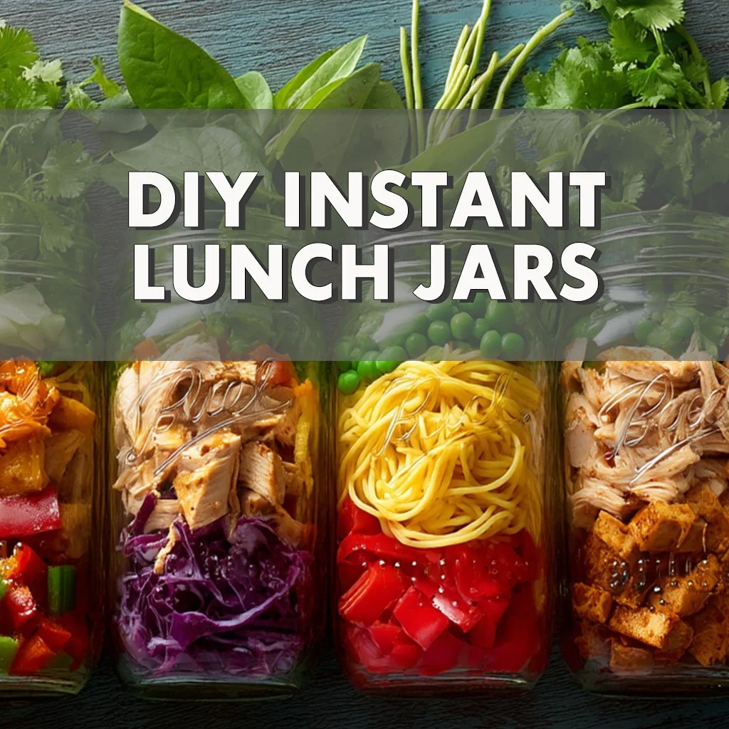 DIY Instant Lunch Jars