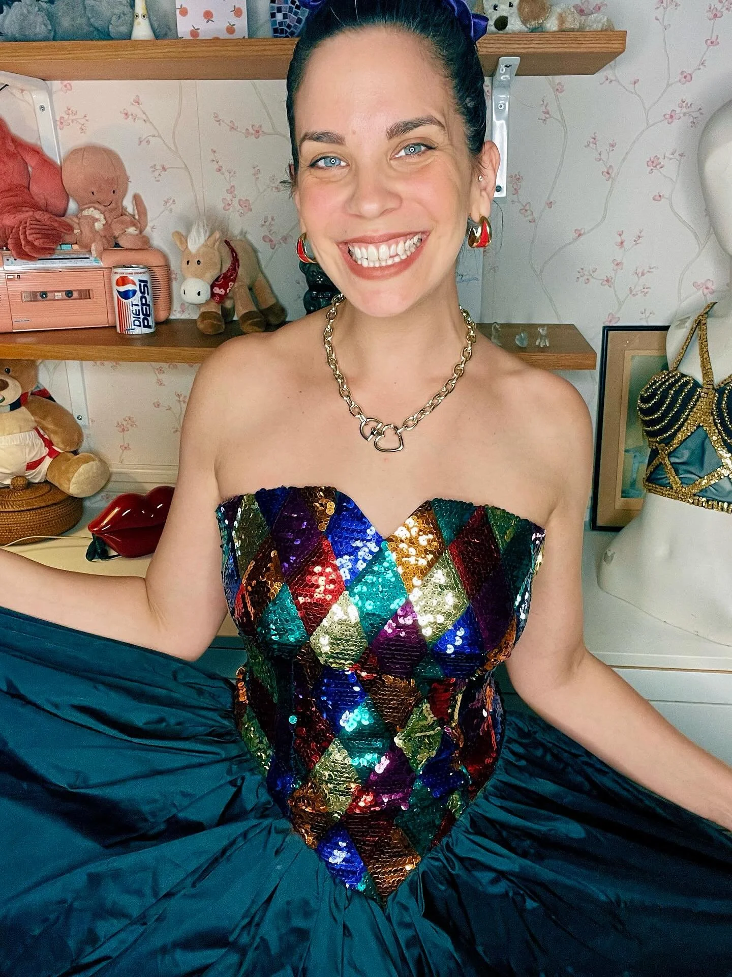 *TOMORROW* 

I&rsquo;ve tried not to fall in love with this and I&rsquo;ve failed. 
IM OBSESSED. 

This absolute show-stopper of an 80s party dress is dropping to the website tomorrow (Thursday) @ 6pm 

This plus lots of other amazing goodies will be