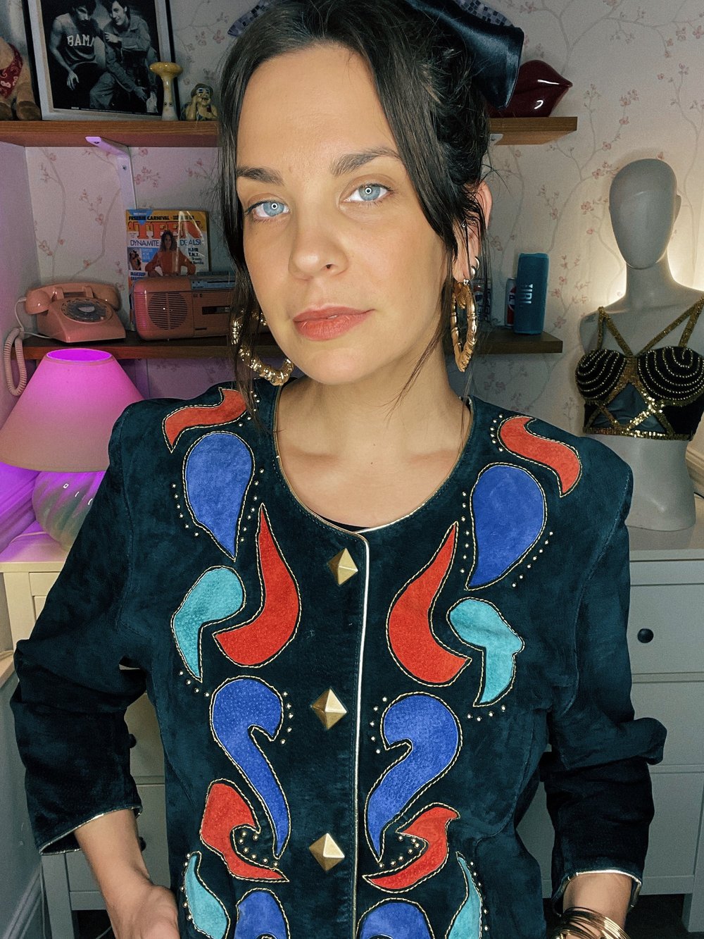 1980s Dino'z studded suede — Frankie Says Vintage