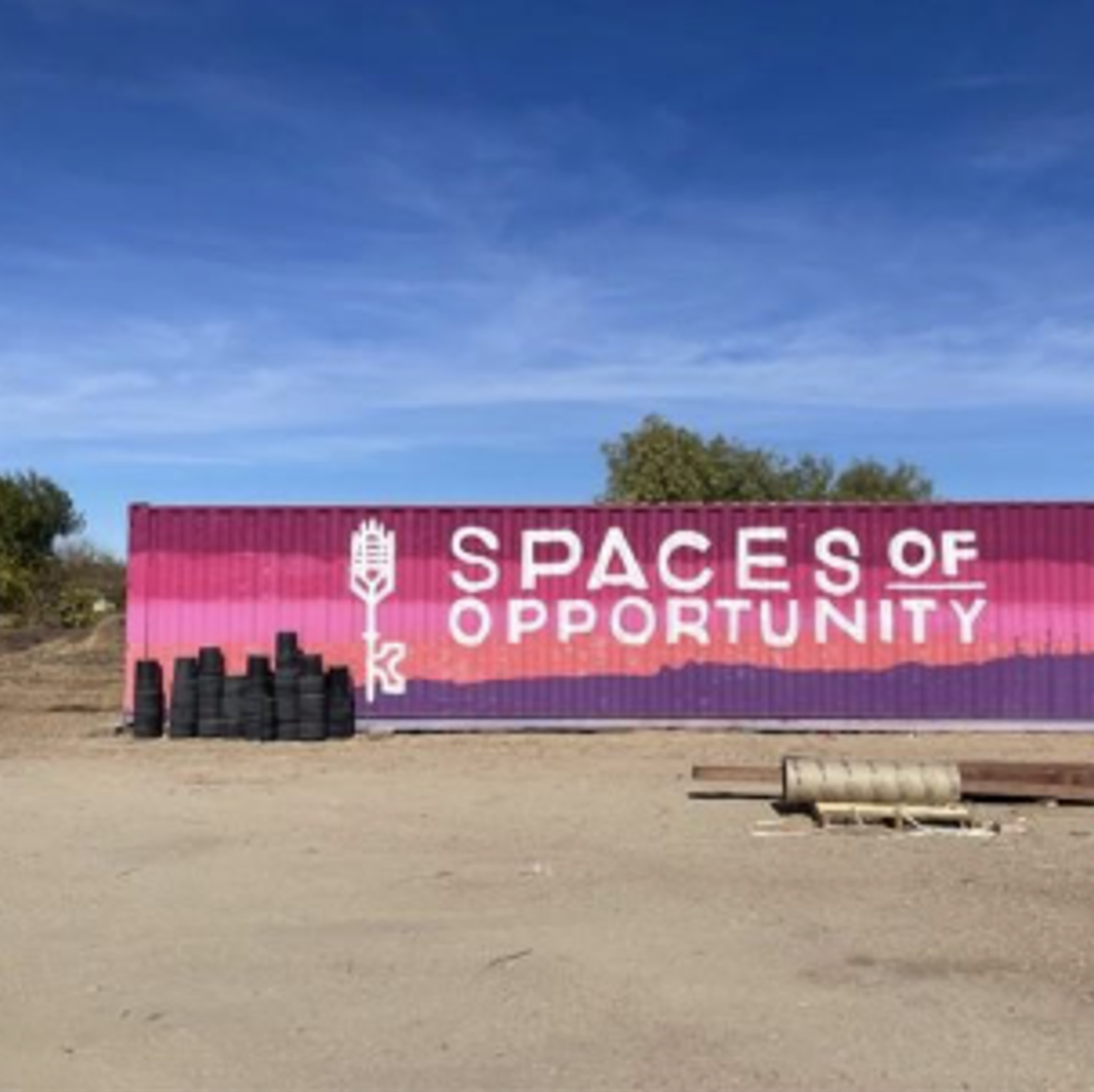 Figure 2: Spaces of Opportunity artwork. Photo: Fiona Kinniburgh