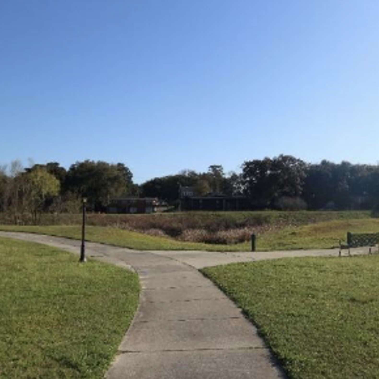 Figure 2: Trail types along the green way. Photo: Anouk Fransen