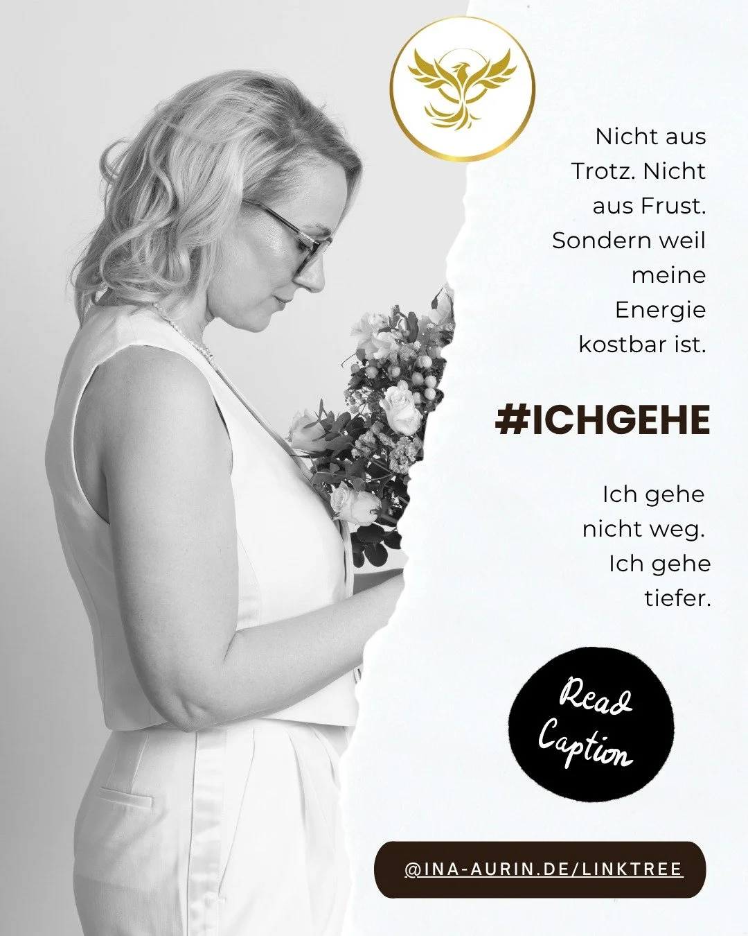 Ich gehe.
Nicht wütend. 
Nicht enttäuscht.
Sondern in Klarheit.
Ich habe lange gedacht, Instagram oder Facebook seien ein guter Ort für Begegnung.
Ein Raum, um Menschen zu erreichen, die sich nach Tiefe, nach Veränderung, nach in