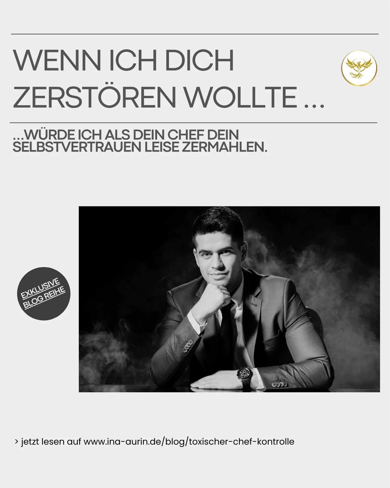 Dein Chef schreit nicht. Er wirft keine Akten. Er bleibt freundlich, höflich – fast unterstützend. Und trotzdem gehst du jeden Abend nach Hause und fragst dich: Bin ich das Problem?
Genau darin liegt die perfideste Form von Macht: Ko