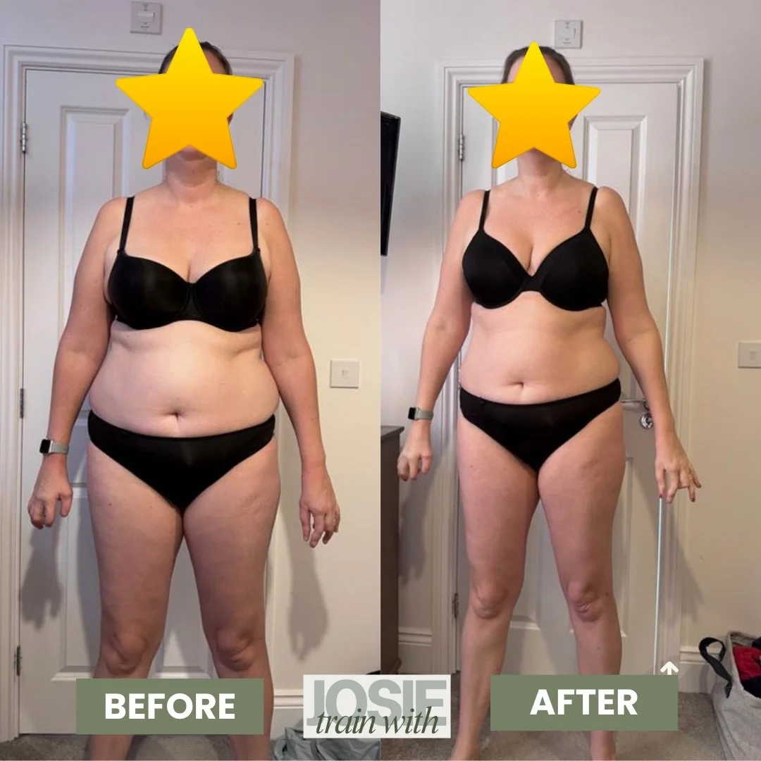 my amazing clients progress is absolutely incredible 🥲🥲🥲

all this AND 11kgs lost! 🌟

this client achieved all this whilst:
- navigating a busy high stress job
- travelling with work
- running after her 2 year old! 🌪️ 
- having busy weekends and