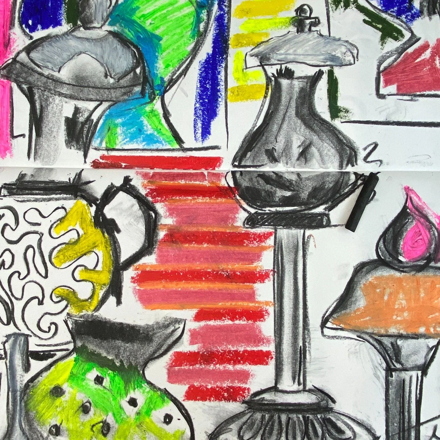 Back in the studio experimenting with clay, mosaic and recycled bits and pieces. Early days but loving the sketchbook. 
Helped by Creative Nourishment week with #katiesollohub 
#LizTiranti
#InspiredMosaicsStudio
#brightonmosaicartist
#mosaicart
#mosa