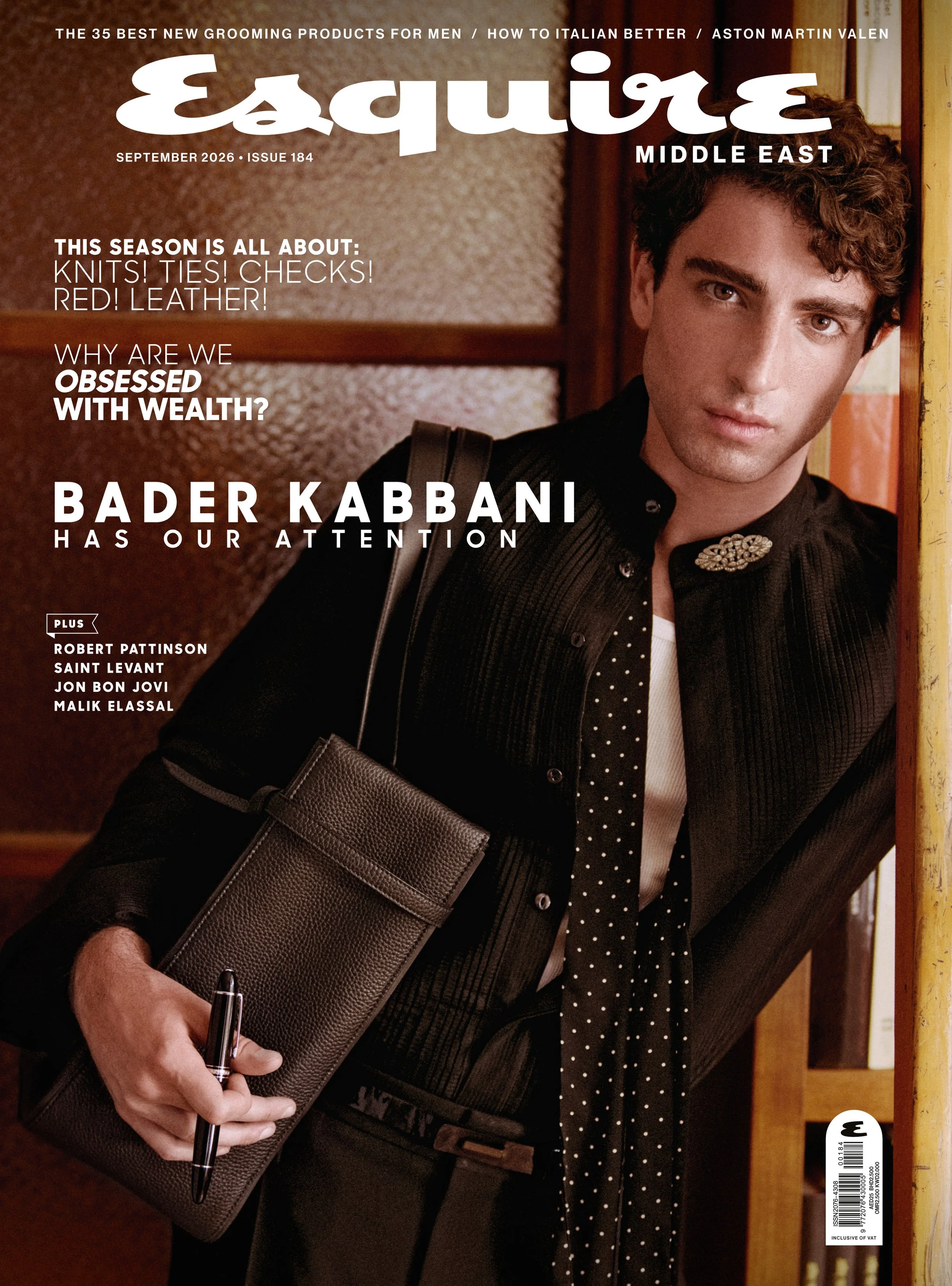 Magazine: Esquire Middle East: September 2026 - BADER KABBANI Has Our Attention