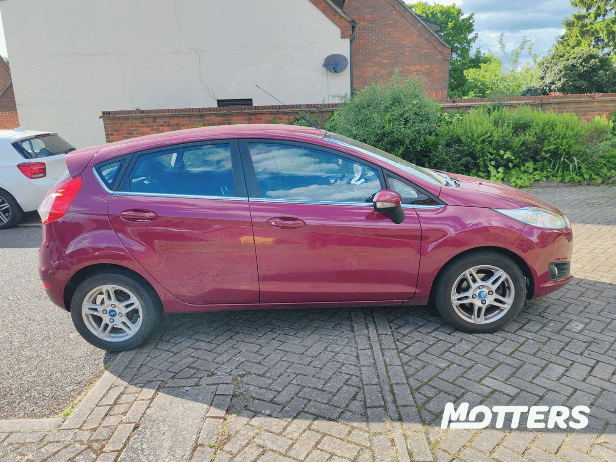 2012 Hot Red Ford Fiesta 5dr - £55 pw