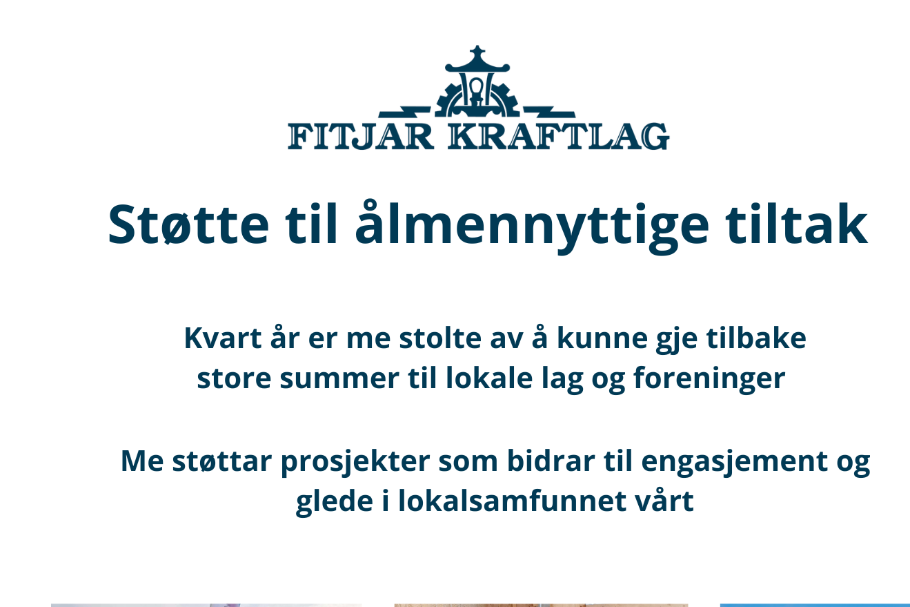 Søke midlar til ålmennyttig tiltak!
