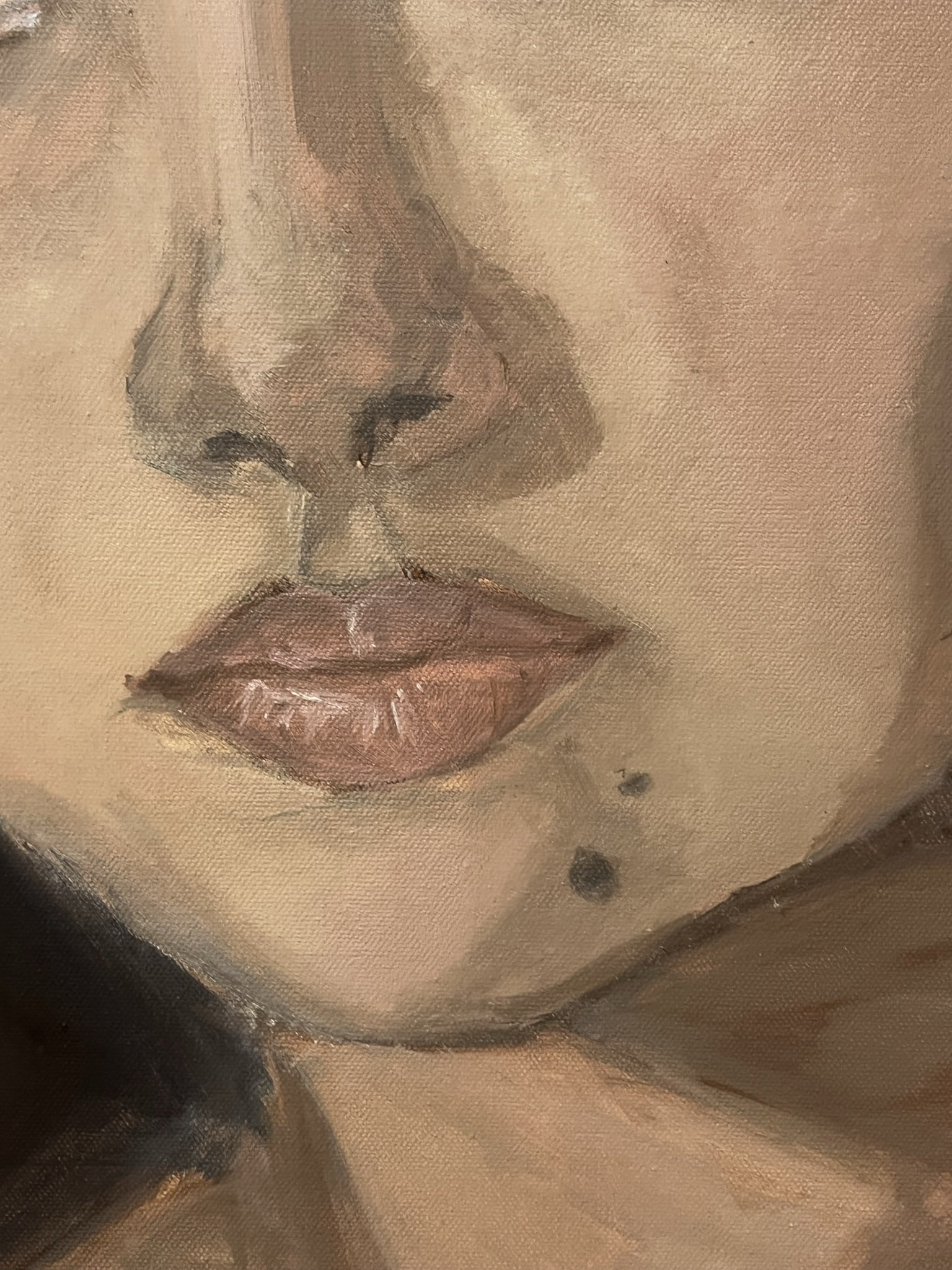 Self portrait, 2022. oil on canvas