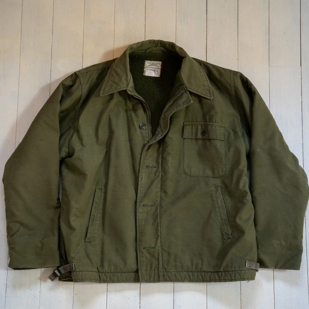 A2 Deck Jacket (Stenciled Back, Size 46-48 XL) — Rough Co