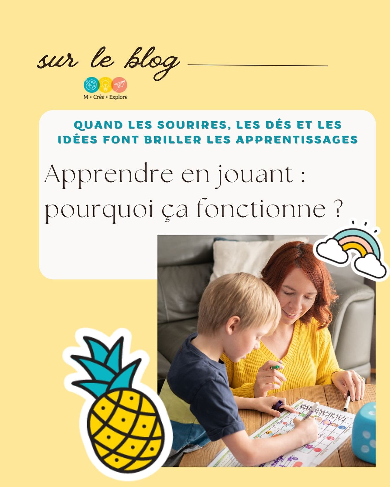 🎲 Nouveau sur le blogue !
 Apprendre en jouant : pourquoi &ccedil;a fonctionne ?
Le jeu est souvent per&ccedil;u comme une pause&hellip; Et pourtant, il peut devenir un v&eacute;ritable moteur d&rsquo;apprentissage.

Dans mes s&eacute;ances de tutor