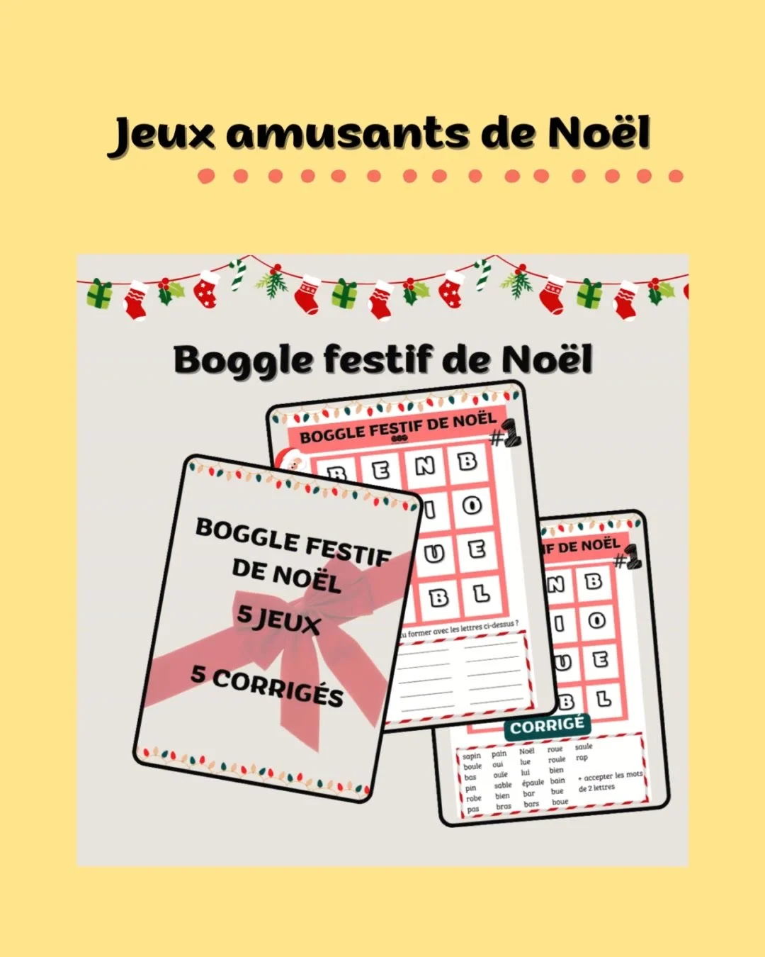 ✨🎉 Ho ho ho ! La saison magique commence&hellip; et j&rsquo;ai rassembl&eacute; des activit&eacute;s PAR-FAITES pour rendre tes apprentissages de d&eacute;cembre encore plus fun ! 🎄

🅰️ Alphabet de No&euml;l
Une activit&eacute; simple et hyper eng