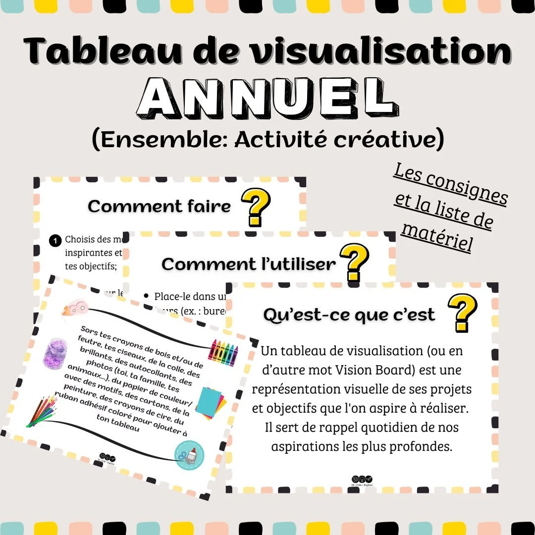 🌟 Un produit phare que j&rsquo;affectionne particuli&egrave;rement &hellip; MON tableau de visualisation annuel 🎉!! 

Si vous me connaissez un peu, vous savez que j&rsquo;ADORE tout ce qui touche &agrave; la cr&eacute;ativit&eacute;, le plaisir et 
