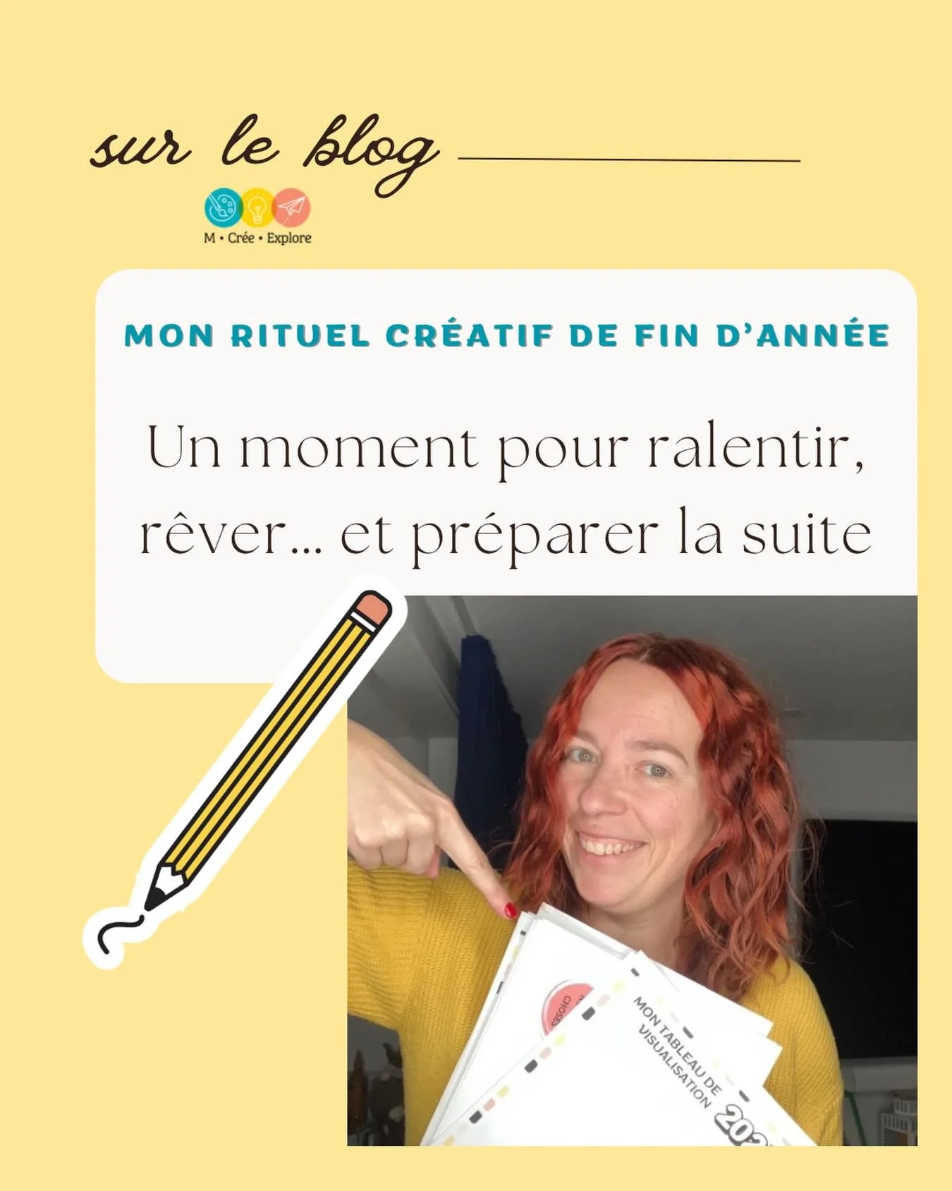 &Agrave; la fin de chaque ann&eacute;e, je ressens toujours le besoin de ralentir. De m&rsquo;arr&ecirc;ter un instant. De respirer.

Je m&rsquo;offre alors un moment en solo :
un chocolat chaud ☕️ ou un th&eacute; 🍵 , quelques magazines, un cahier 