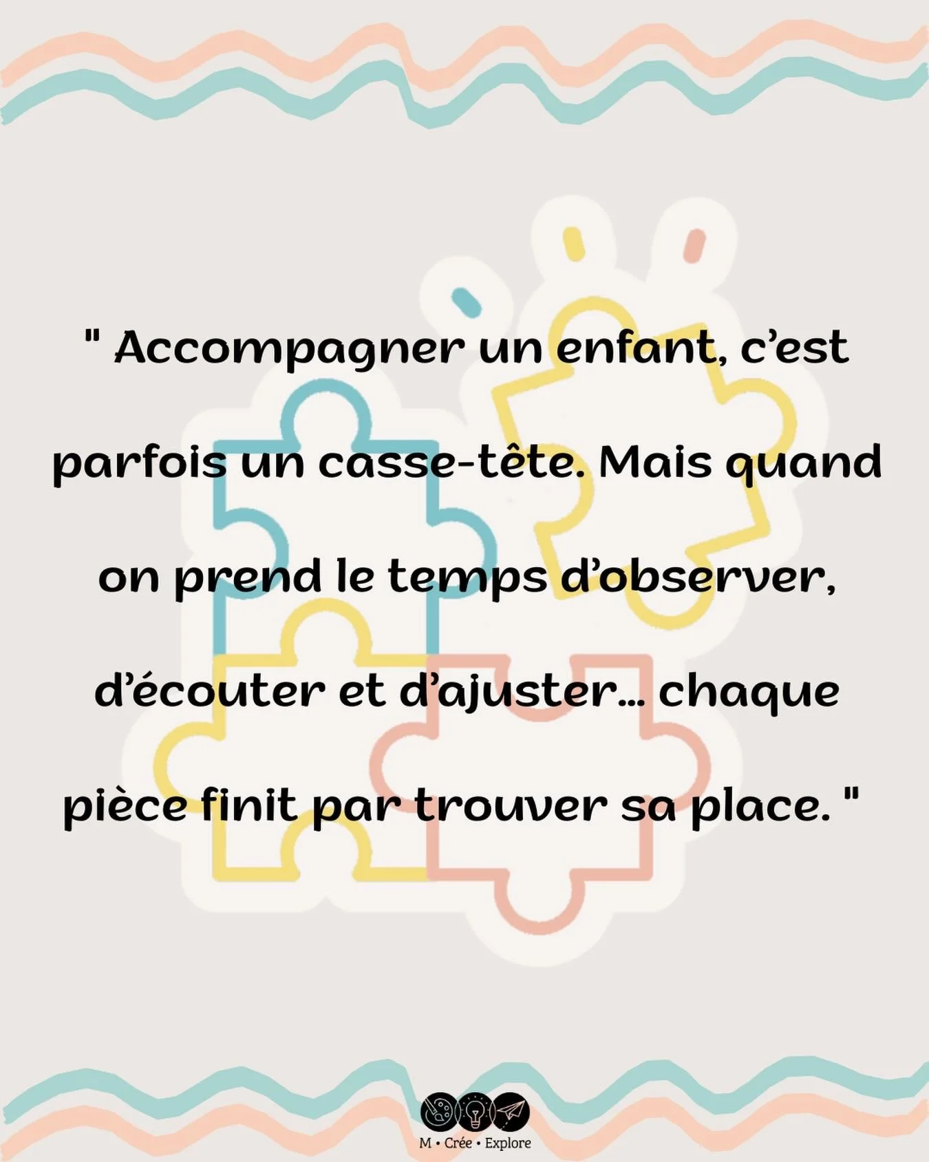 Une pens&eacute;e qui me revient souvent dans mon quotidien en tutorat.
Prendre le temps change tout 🤍🧩
.
.
.
#prendreletempsdeprendreletemps #tutorat #tutricepriv&eacute;e #ᴘᴇɴsᴇᴇᴅᴜᴊᴏᴜʀ