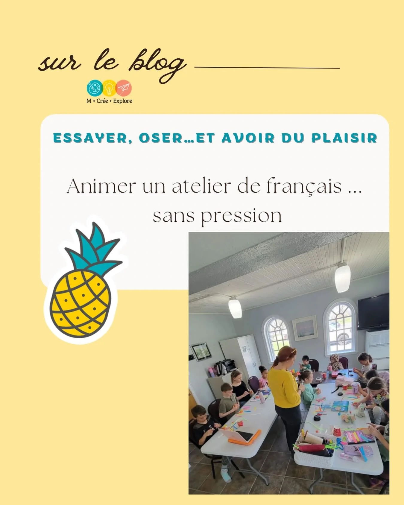 💛 Est-ce que j&rsquo;ai le droit d&rsquo;essayer ? 💛

C&rsquo;est un peu ce que j&rsquo;ai vu dans les yeux de certains enfants cette semaine.

J&rsquo;ai anim&eacute; un atelier de fran&ccedil;ais dans une communaut&eacute; anglophone,
avec une se