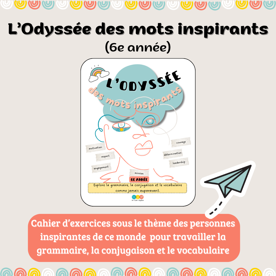 Cahier de grammaire, conjugaison et vocabulaire | 6e année