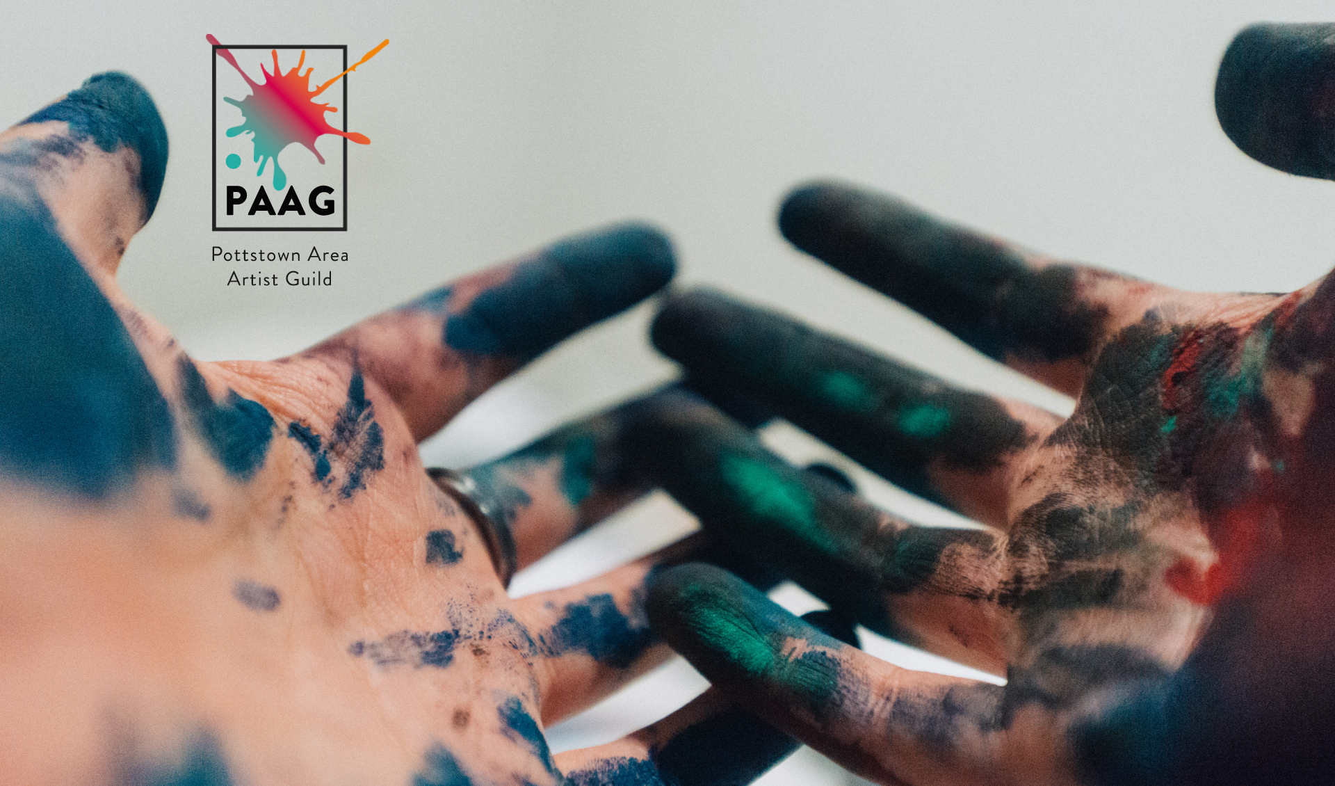 Pottstown Area Artist Guild - Logo & Website Design Concept - Volunteer/Nonprofit