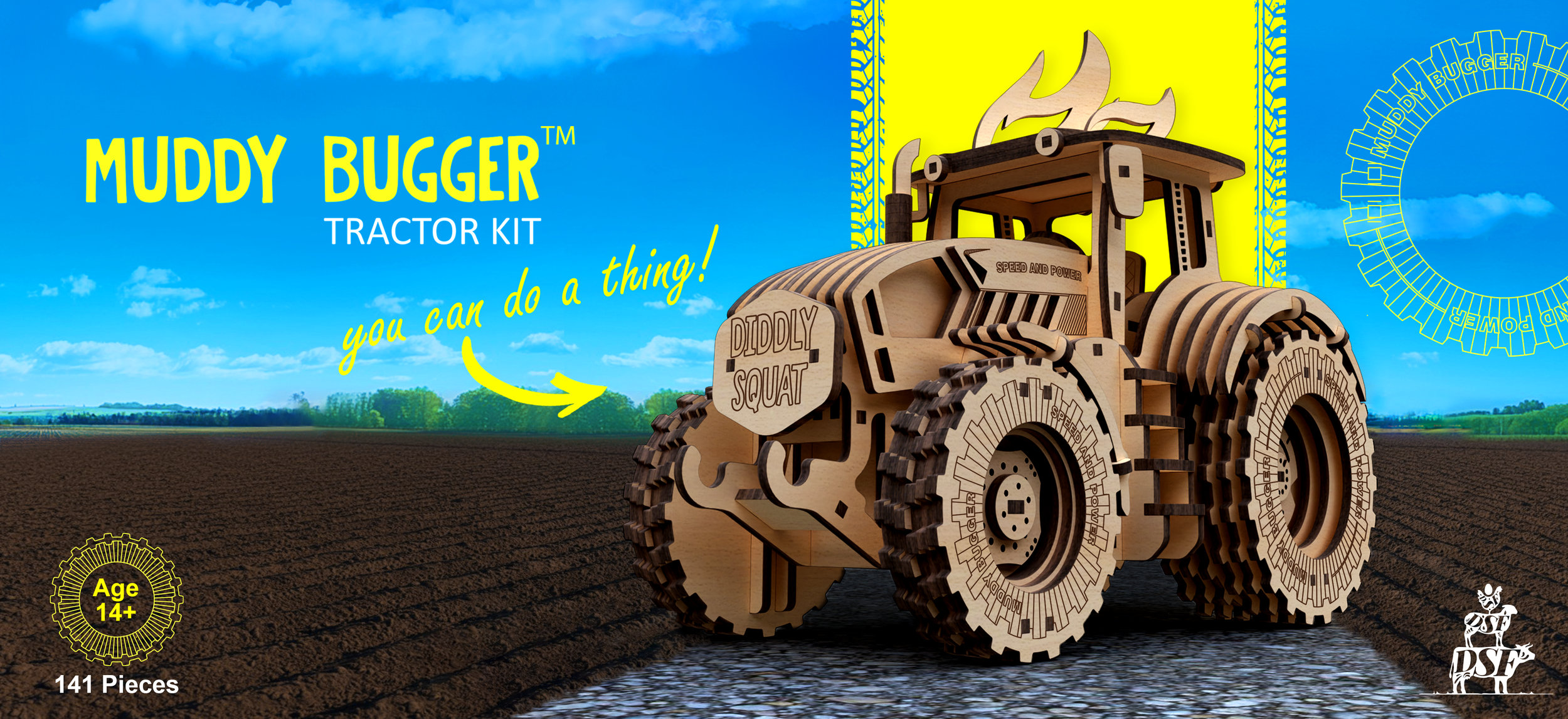 Diddly Squat Farm Muddy Bugger Tractor Kit