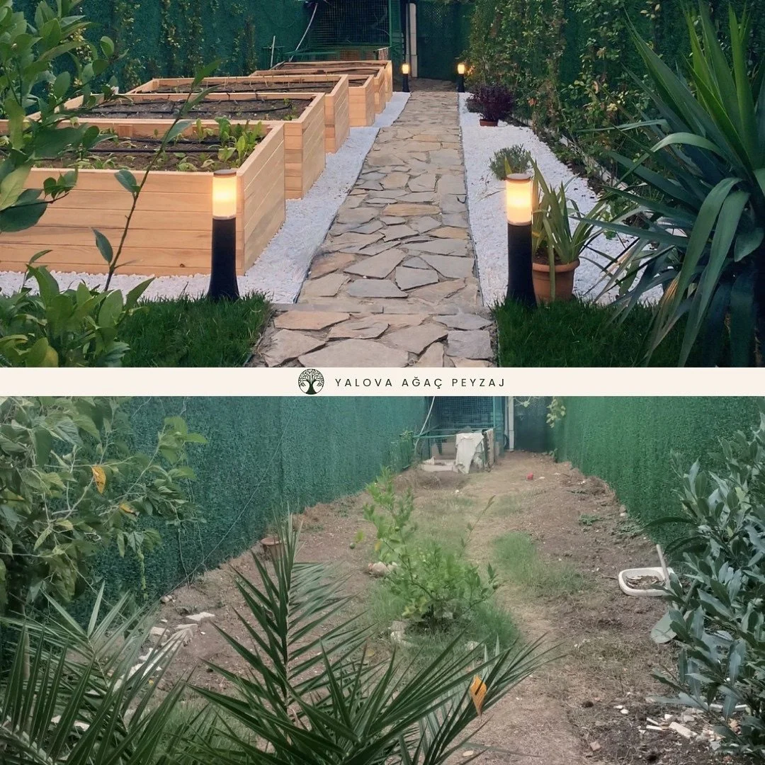 Bah&ccedil;eniz baştan sona yeniledi! 🌿🍃🌱

✅ Rulo &Ccedil;im
✅ Sert Zemin Uygulaması
✅ Modern Işıklandırma
✅ Ahşap Bostanlık
✅ Otomatik Sulama Sistemi 
✅ Bitkilendirme

Doğanın keyfini &ccedil;ıkarabileceğiniz yepyeni bir alan tasarladık. 🍃
Siz d