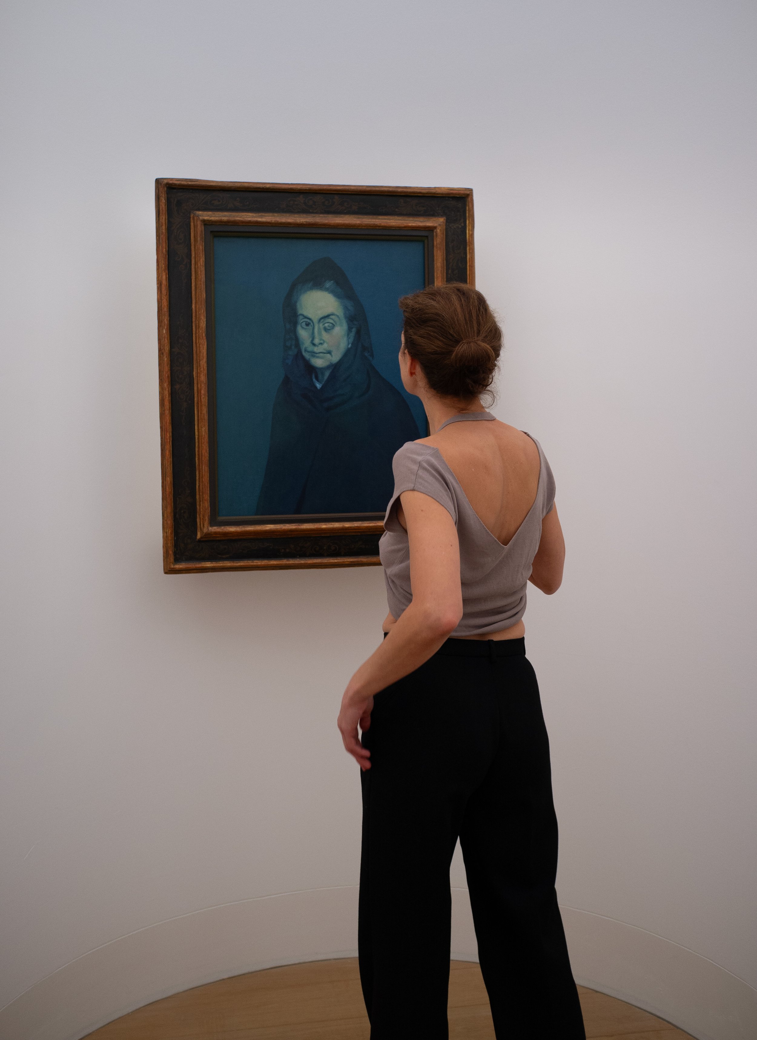 Le clin d’œil 1, 2023. Musée Picasso.
📷 Christèle Cervelle & Vincent Bergerat.
Painting « La Célestine » by Picasso.