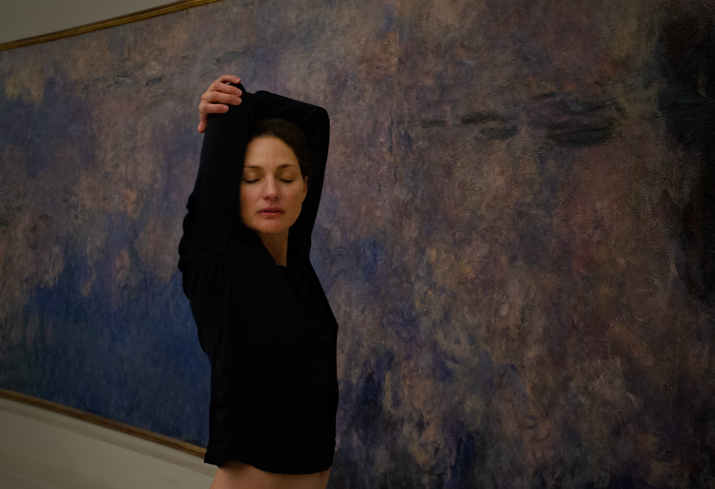 Être une fleur 4, 2023. Nymphéas, Claude Monet 📷 Christèle Cervelle & Vincent Bergerat