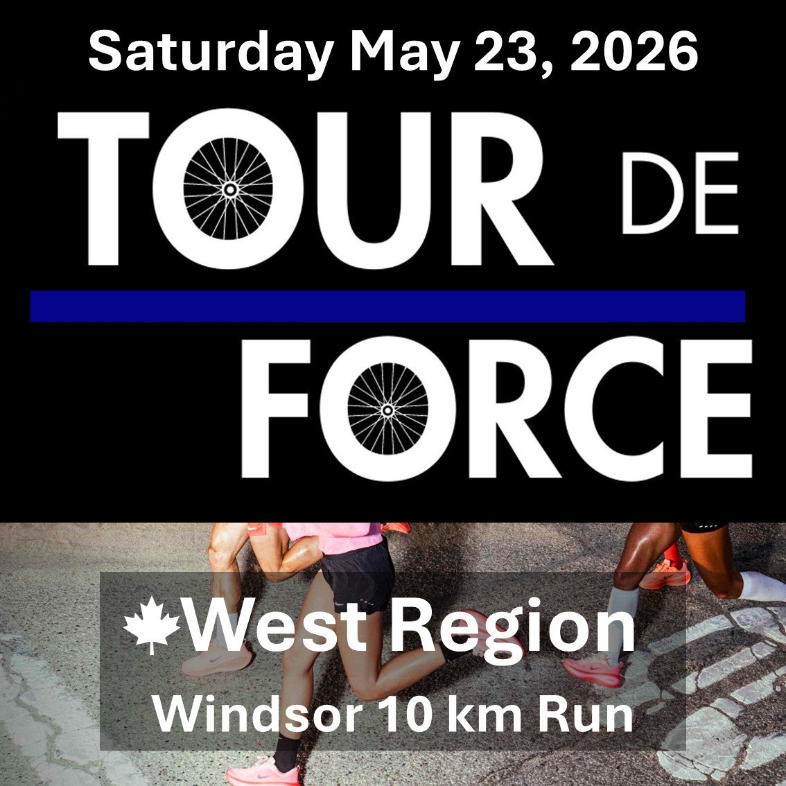 Tour de Force Family Run - West Region - 10 km loop - Saturday