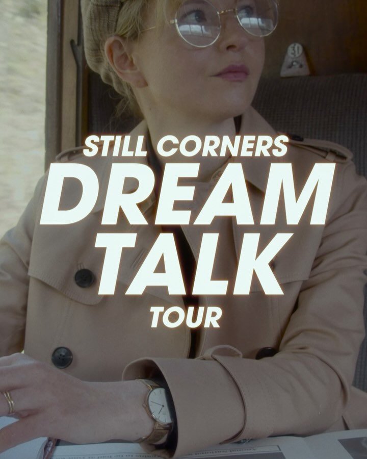 Dream Talk, the dreamy album from @stillcorners is out today! A 10-track exploration of ethereal dream pop 💭.

Still Corners bring the Dream Talk tour to @strange_brew_briz on Tuesday 7th May. 

Tickets have very nearly sold out!