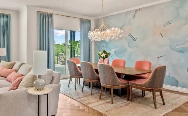 This project began with a conversation at the @kiwanis Holiday Home Tour 

My client had lived all over the world during her husband&rsquo;s career, experiencing different cultures, landscapes, and places along the way. Yet no matter where life took 
