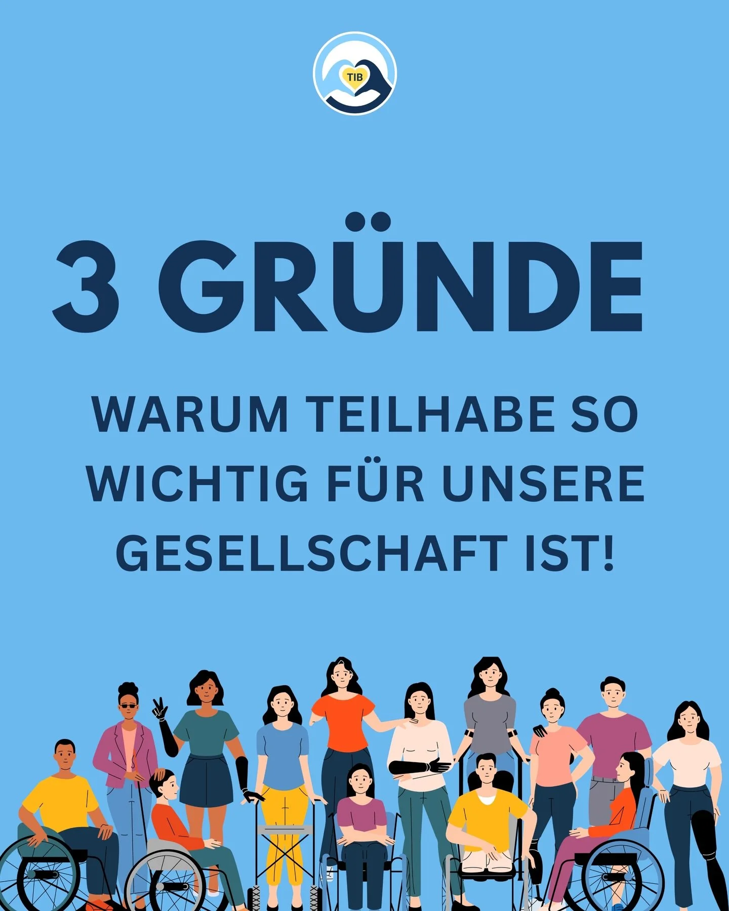 3 Gr&uuml;nde, warum Teilhabe so wichtig f&uuml;r unsere Gesellschaft ist:

Weil jeder Mensch das Recht hat, dazuzugeh&ouml;ren &ndash; unabh&auml;ngig von Einschr&auml;nkungen, Herkunft oder Lebensumst&auml;nden. 💛

Weil Vielfalt uns st&auml;rker m