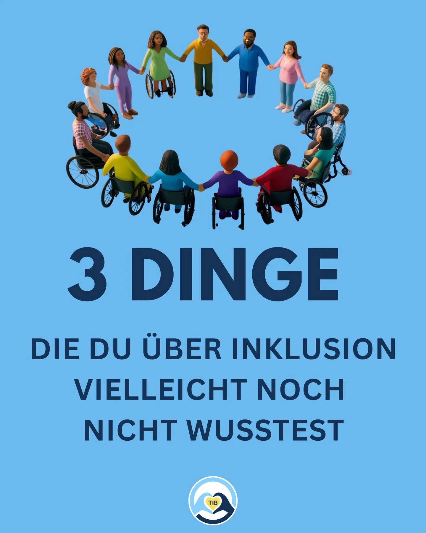 3 Fakten &uuml;ber Inklusion in Deitschland, die du vielleicht noch nicht kennst! 

Fakt 1:
7,9 Millionen Menschen in Deutschland leben mit einer Schwerbehinderung.
&rarr; Das ist fast jeder 10. Mensch um dich herum.
Inklusion ist kein Randthema. Ink