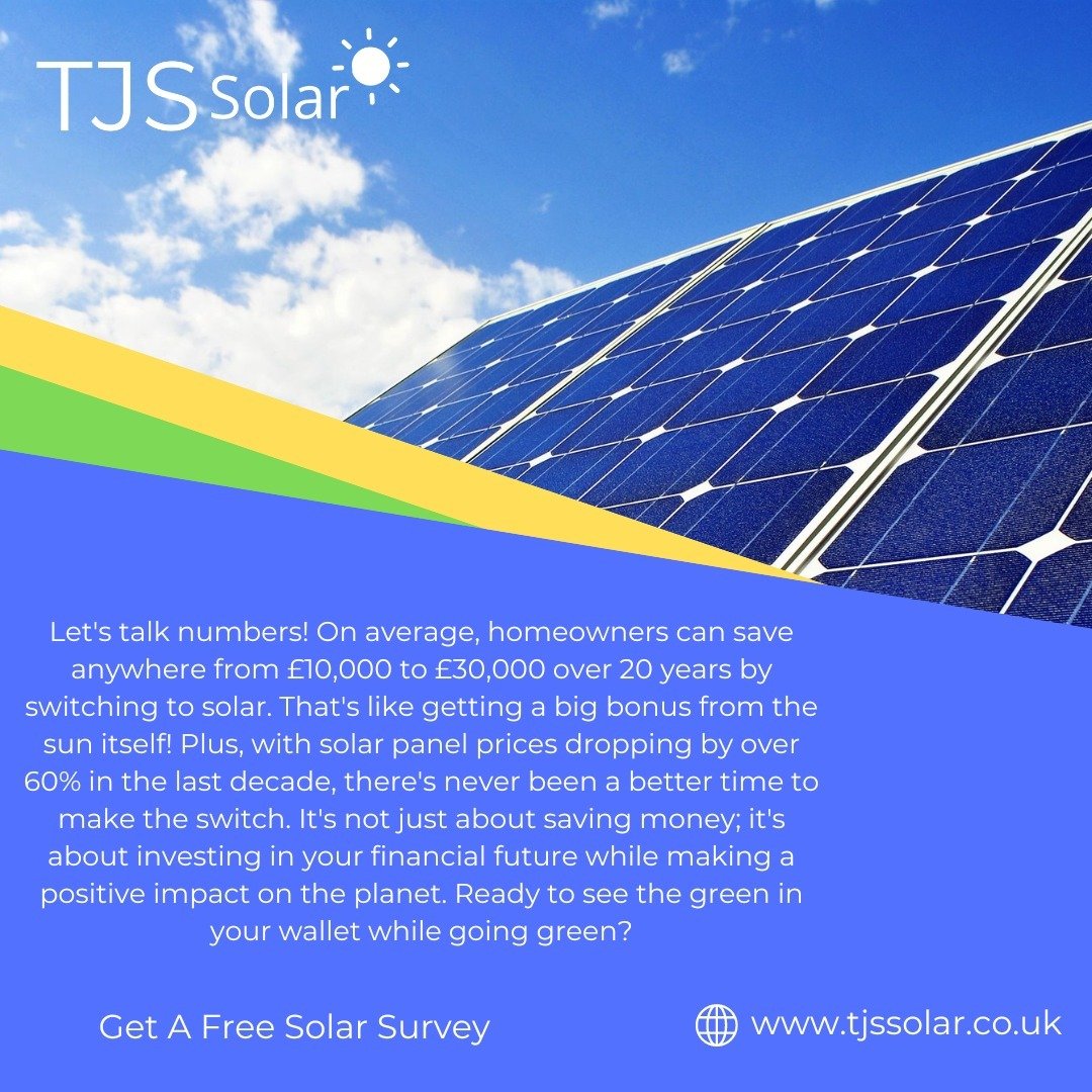 Ready to discuss Solar Savings? 💰

 Begin your complimentary solar survey now - 
🌐 www.tjssolar.co.uk
#solarpanels #solarenergy #sustainability #renewableenergy #solarpower #greenenergy #cleanenergy #savetheplanet #solarinstallation #gosolar #photo