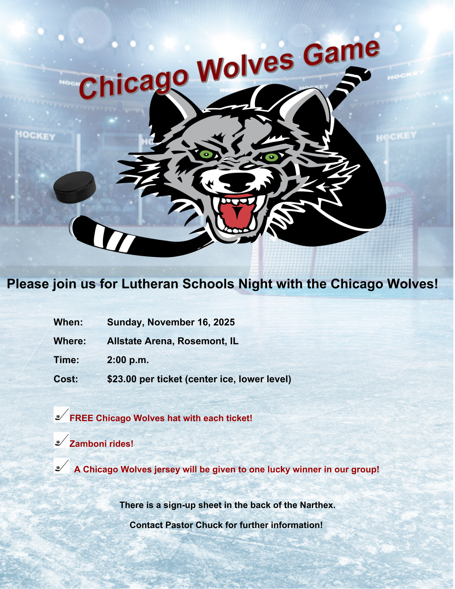 Chicago Wolves Game