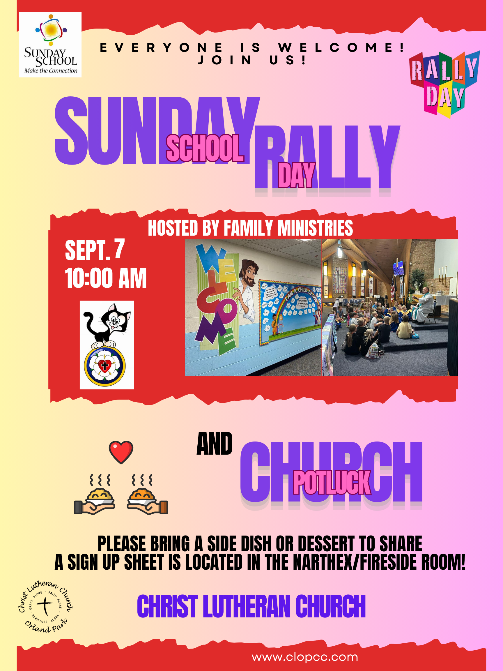 Sunday School Rally Day!
